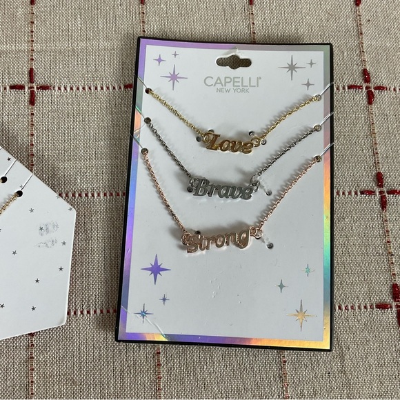 Nordstrom Capelli New York Necklace Sets 6 Total Necklaces Stacked or Separate - Picture 4 of 4